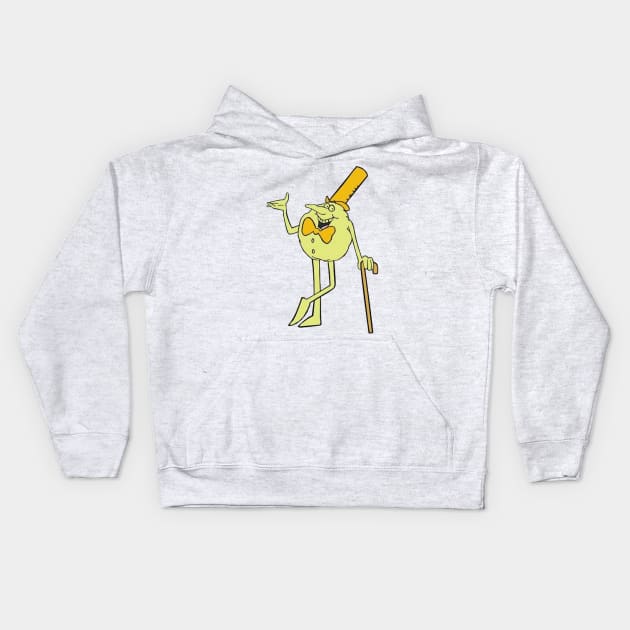 Timer - He hankers for a Hunk of Cheese Kids Hoodie by offsetvinylfilm